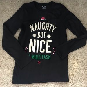 Girls long sleeve tee 🎄